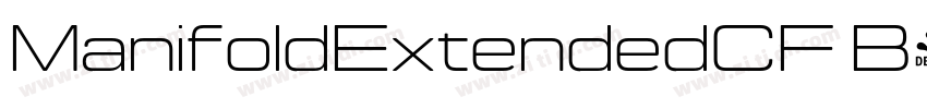 ManifoldExtendedCF B字体转换